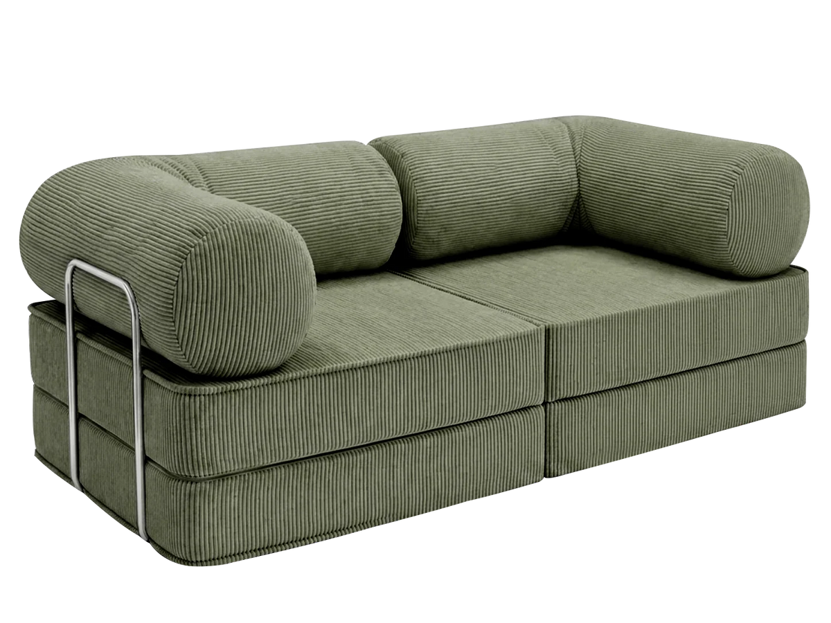 Design4Kids Family Sofa Duo 2-Sitzer Jewel Cord 200