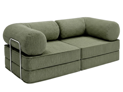 Design4Kids Family Sofa Duo 2-Sitzer Jewel Cord 200