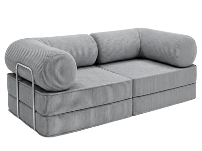 Design4Kids Family Sofa Duo 2-Sitzer Jewel Cord 200