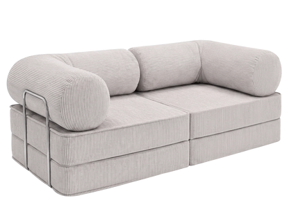 Design4Kids Family Sofa Duo 2-Sitzer Jewel Cord 200