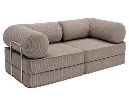 Design4Kids Family Sofa Duo 2-Sitzer Jewel Cord 200