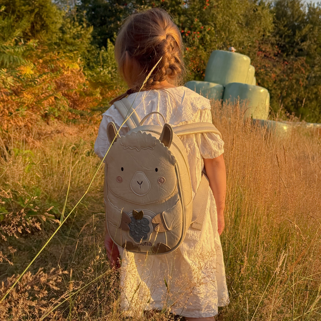 Little Who großer Kinderrucksack Alpaka Lille