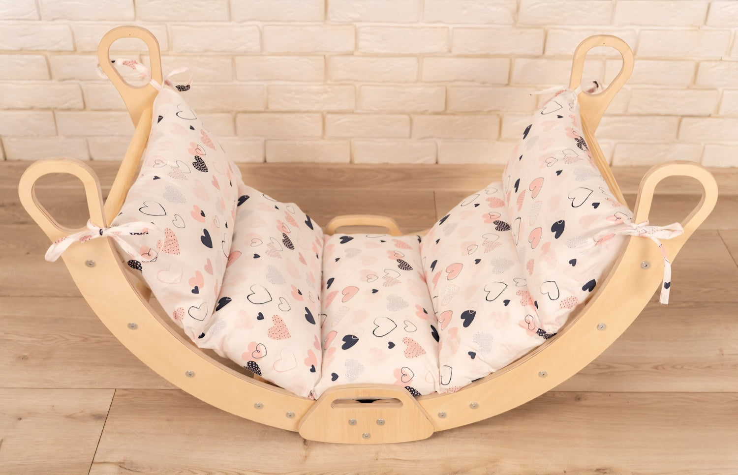 Design4Kids 2-in-1 Montessori Kletterset - Kletterbogen mit Rollenrutsche