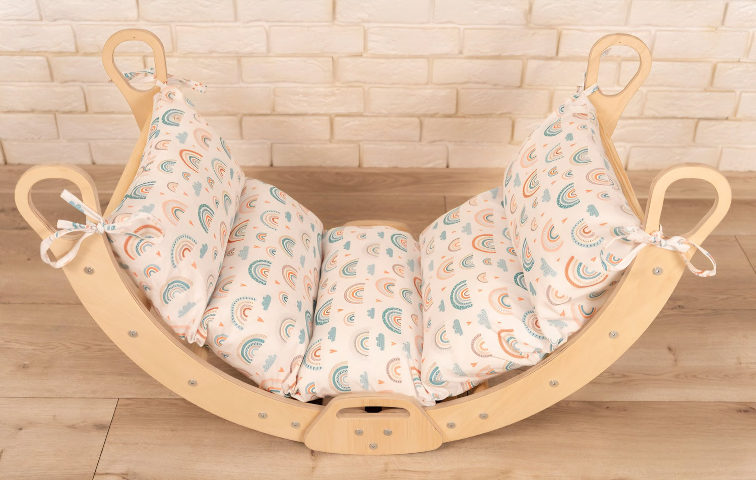 Design4Kids 2-in-1 Montessori Kletterset - Kletterbogen mit Rollenrutsche