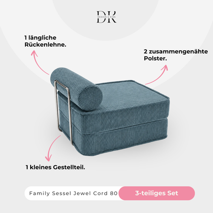 Design4Kids Family Sessel Jewel Cord 80