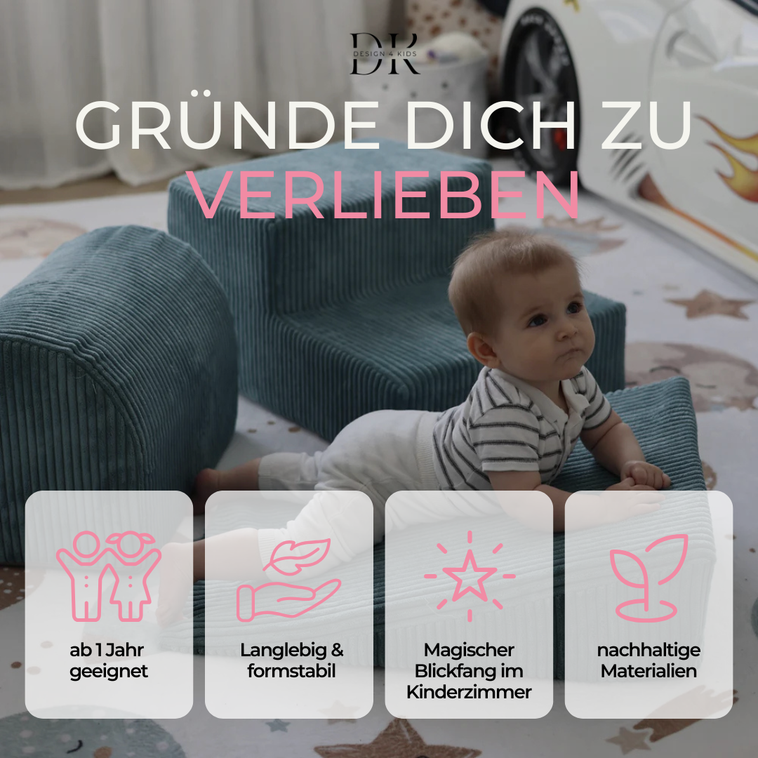 Design4Kids Schaumspielset Jewel Cord mit 3 Elementen
