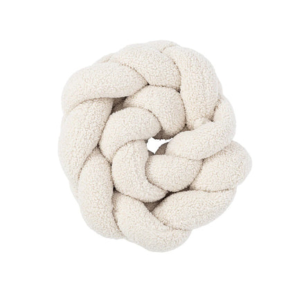 Design4Kids Geflochtene Bettschlange Jewel aus Teddy-Stoff
