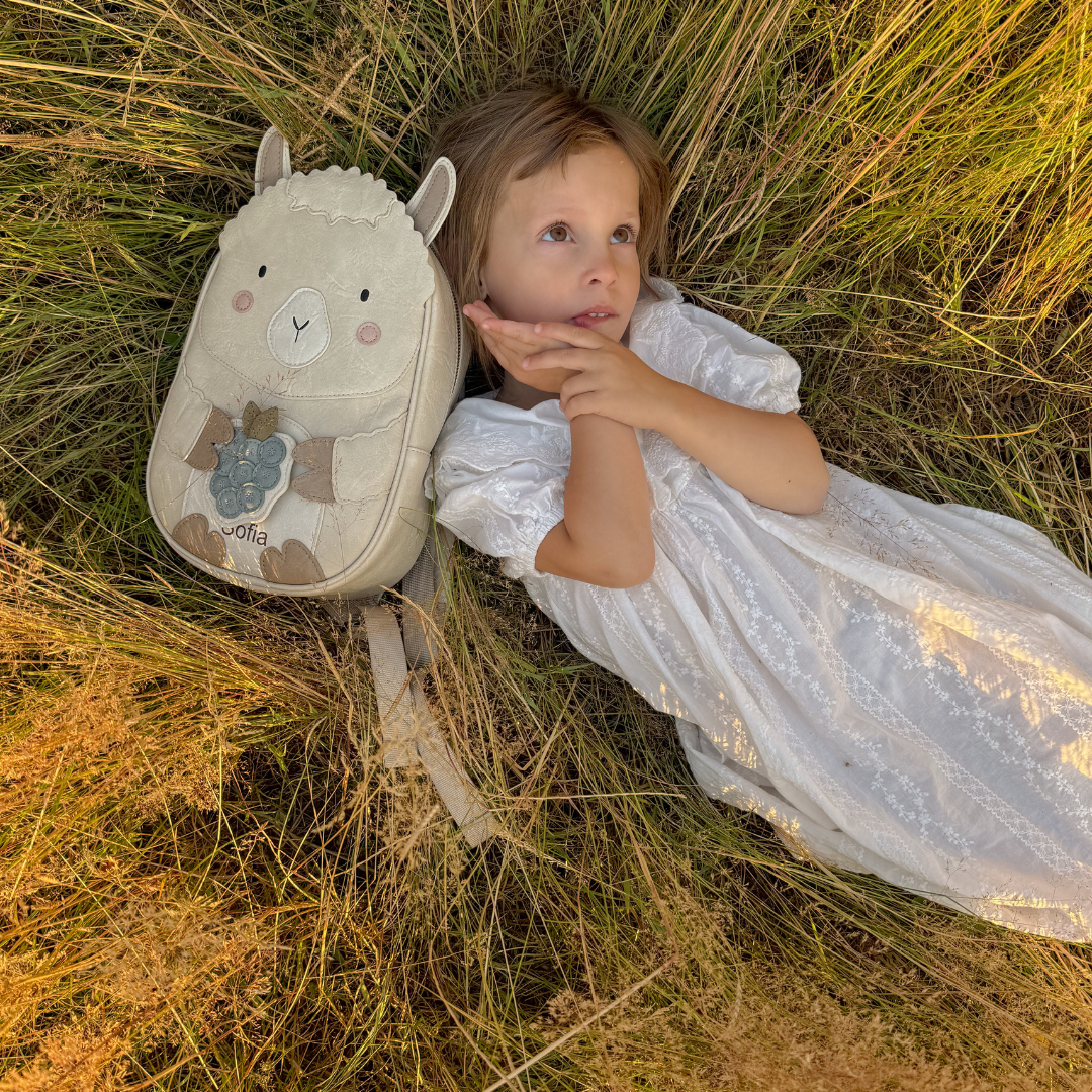 Little Who großer Kinderrucksack Alpaka Lille