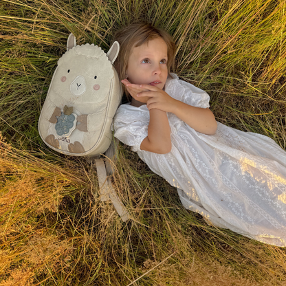 Little Who großer Kinderrucksack Alpaka Lille