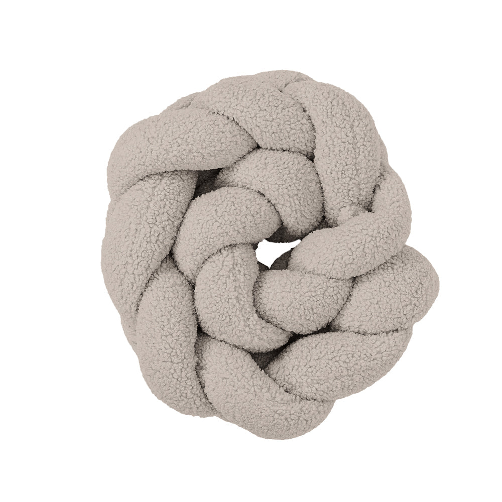 Design4Kids Geflochtene Bettschlange Jewel aus Teddy-Stoff