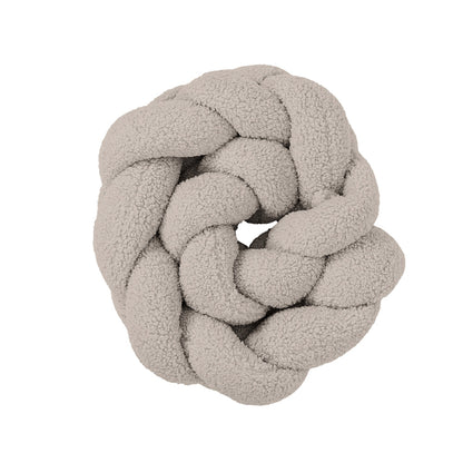 Design4Kids Geflochtene Bettschlange Jewel aus Teddy-Stoff