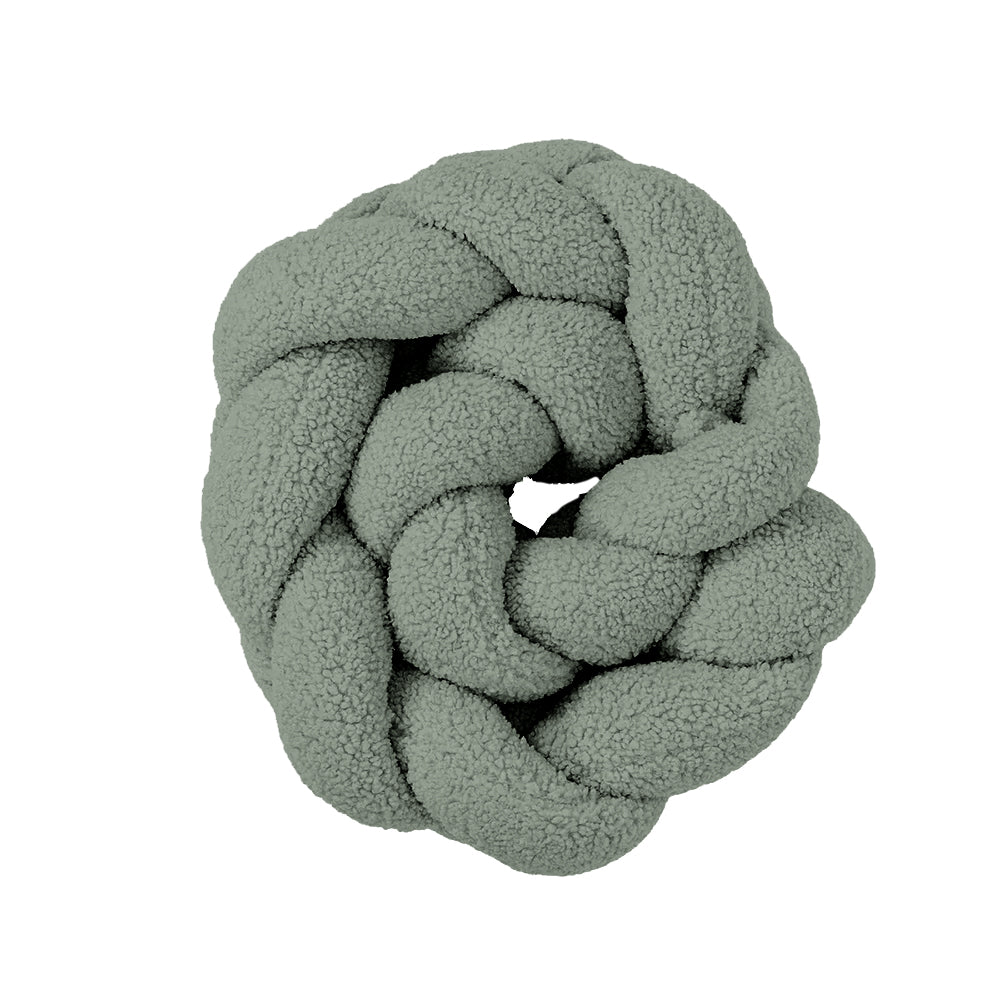 Design4Kids Geflochtene Bettschlange Jewel aus Teddy-Stoff