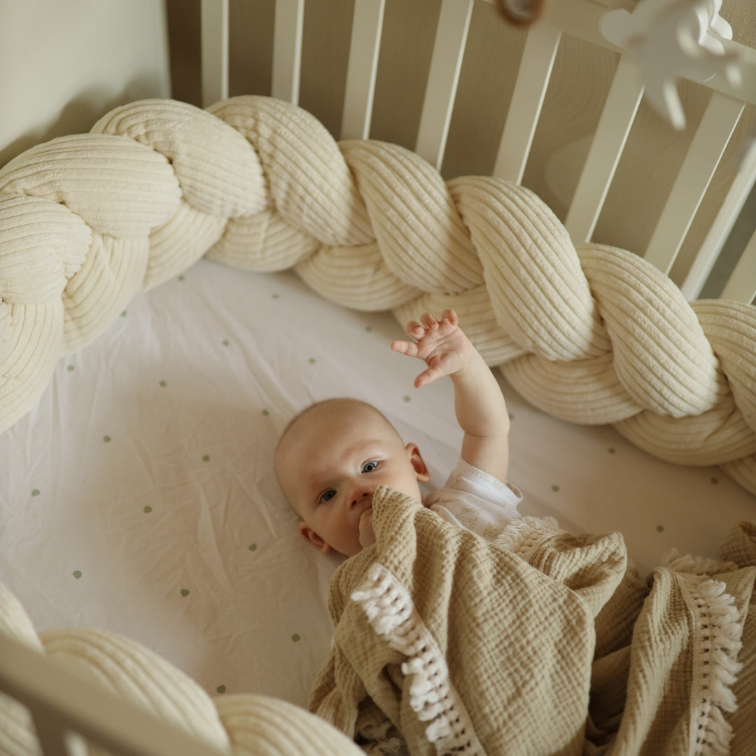 MeowBaby Geflochtene Bettschlange Ästhetik Cord (1,5 - 3 m) - Classic Cord Edition