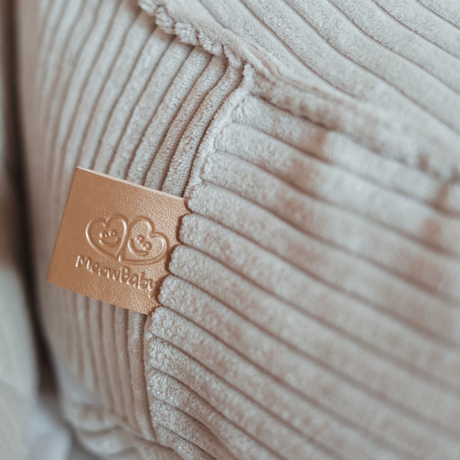 MeowBaby Sitzsack Ästhetik Cord Bär - Classic Cord Edition
