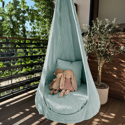 Design4Kids XXL Hängesessel Cocoon Jewel Cord