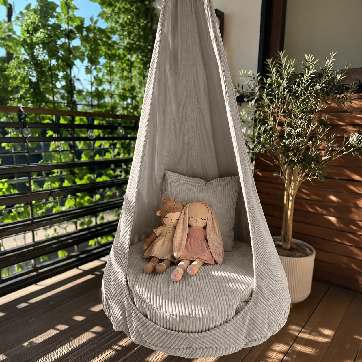 Design4Kids XXL Hängesessel Cocoon Jewel Cord