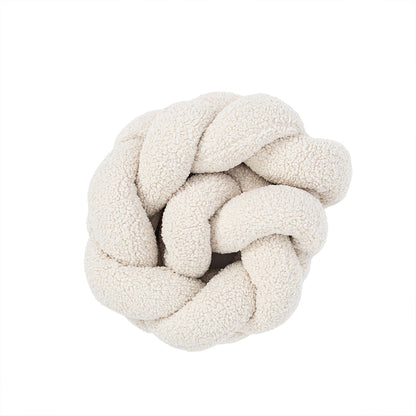 Design4Kids Geflochtene Bettschlange Jewel aus Teddy-Stoff