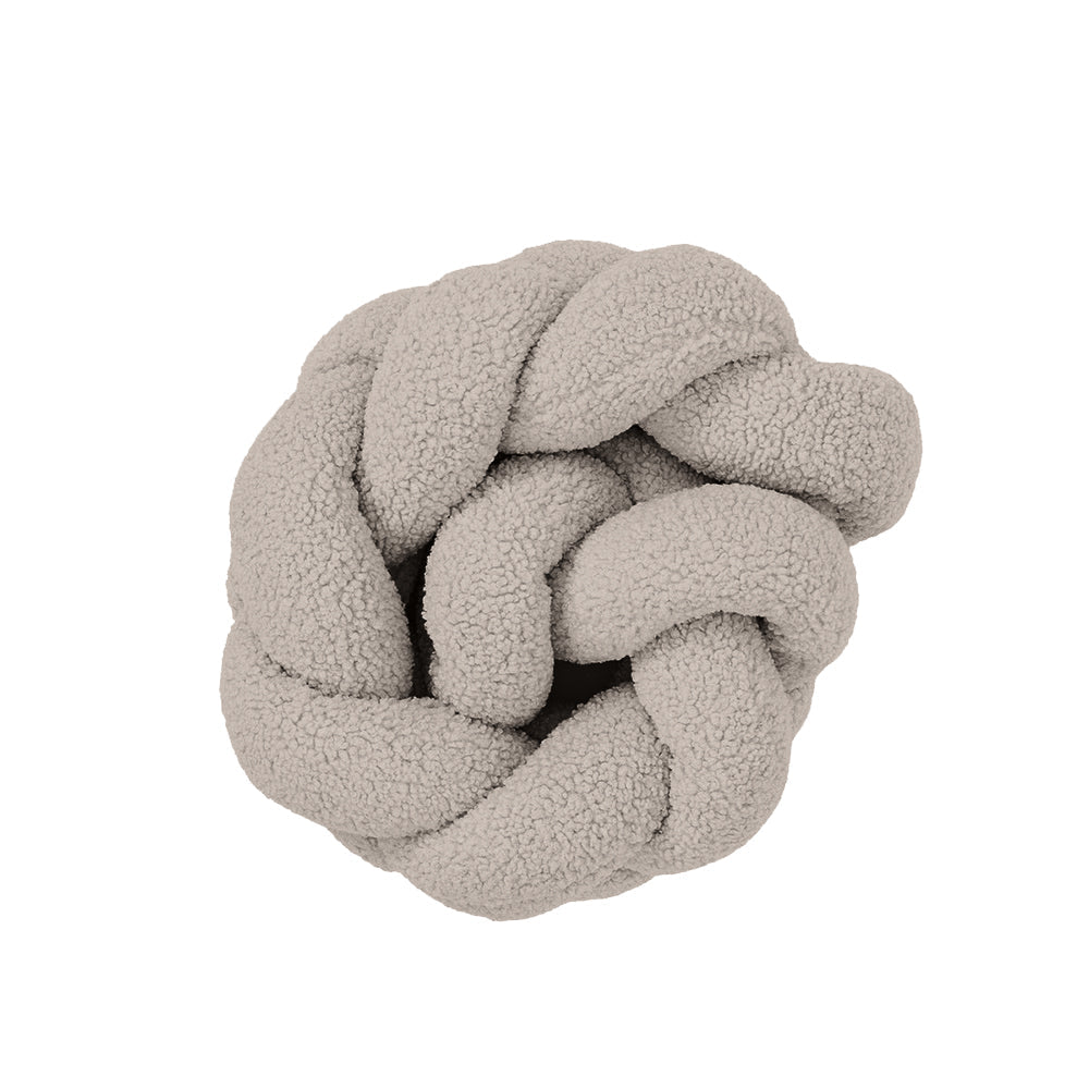 Design4Kids Geflochtene Bettschlange Jewel aus Teddy-Stoff