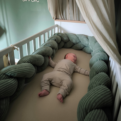 MeowBaby Geflochtene Bettschlange Ästhetik Cord (1,5 - 3 m) - Classic Cord Edition