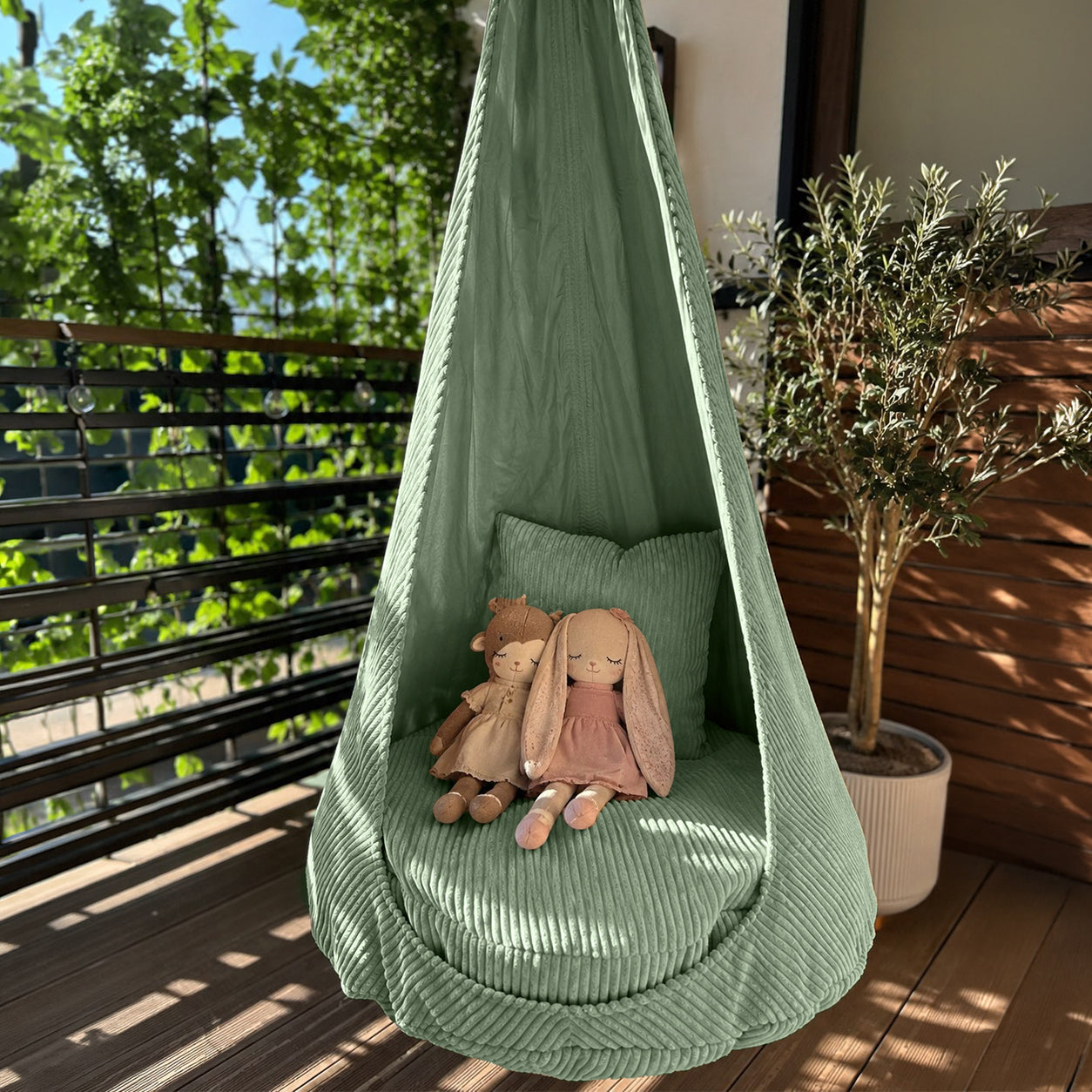 Design4Kids XXL Hängesessel Cocoon Jewel Cord