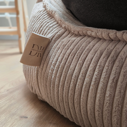 Design4Kids Kinder-Sitzsack Jewel Cord im Bär-Design