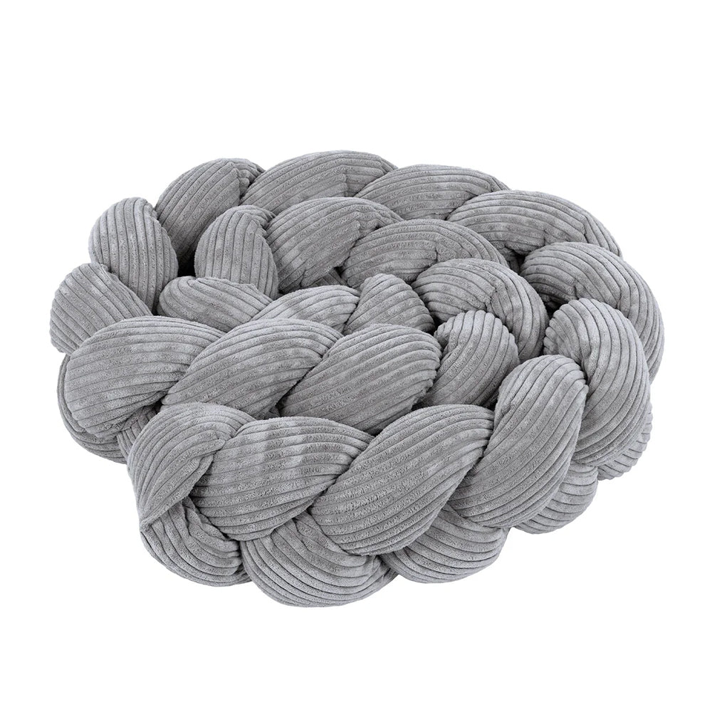Design4Kids Geflochtene Bettschlange Jewel aus Cord-Stoff