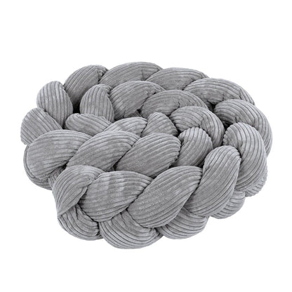 Design4Kids Geflochtene Bettschlange Jewel aus Cord-Stoff