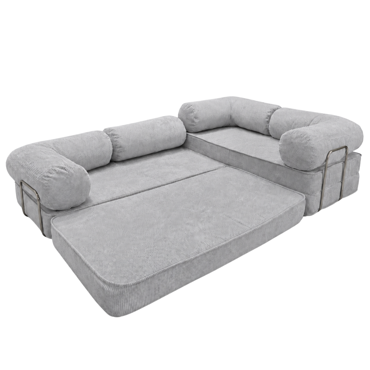 Design4Kids Family Ecksofa 3-Sitzer Jewel Cord Corner 300