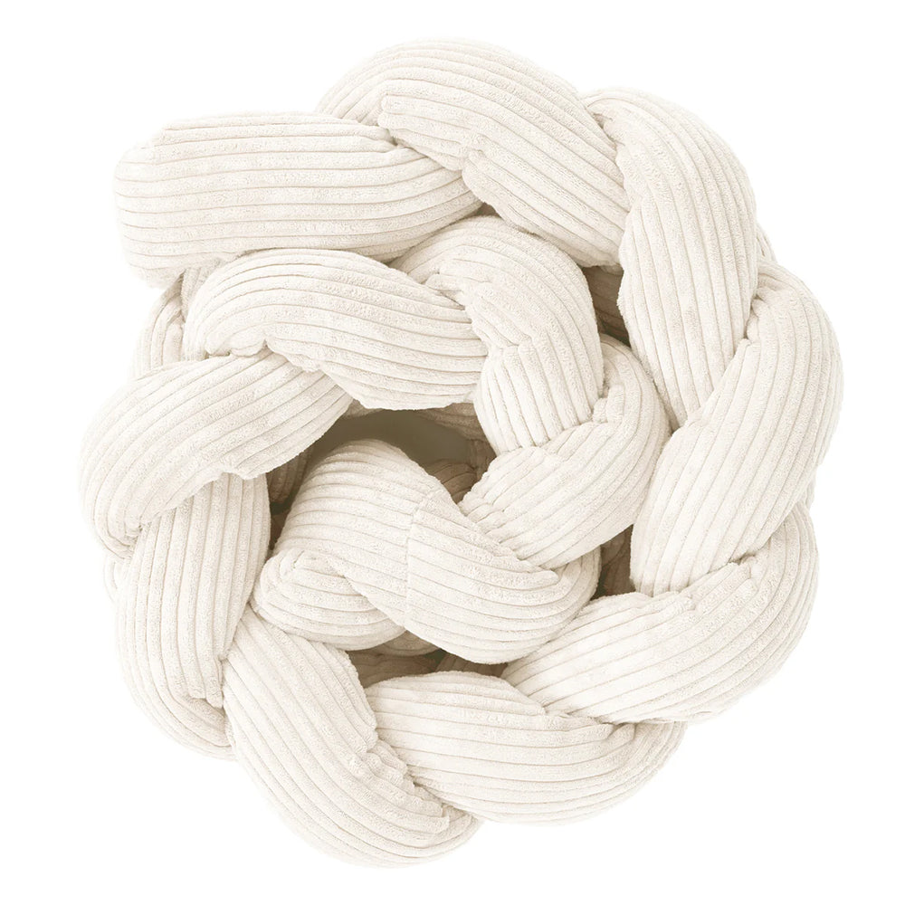 Design4Kids Geflochtene Bettschlange Jewel aus Cord-Stoff