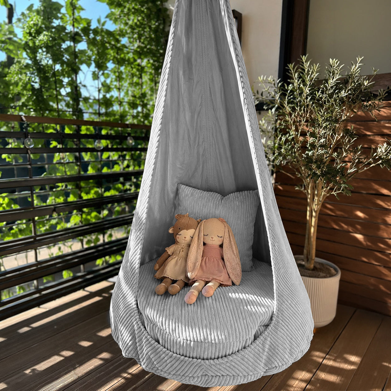 Design4Kids XXL Hängesessel Cocoon Jewel Cord