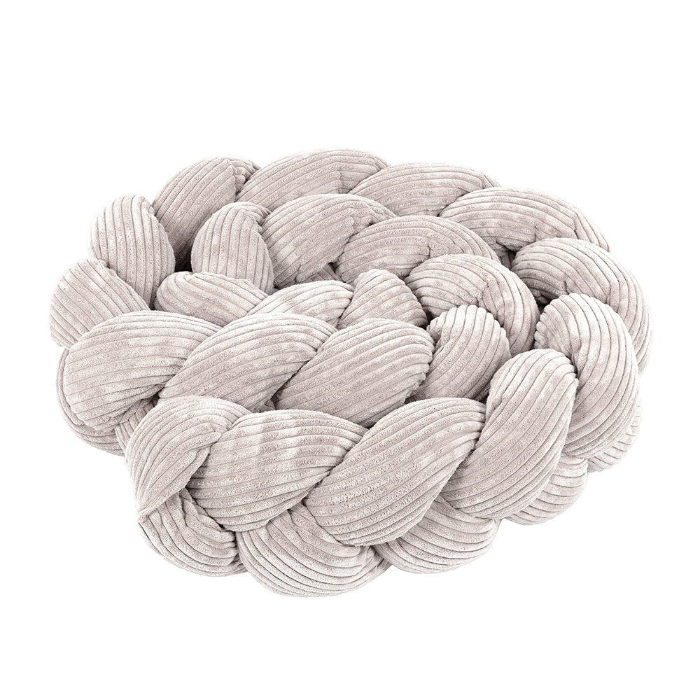 Design4Kids Geflochtene Bettschlange Jewel aus Cord-Stoff
