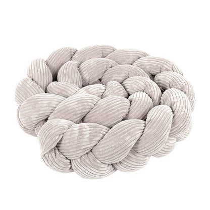 Design4Kids Geflochtene Bettschlange Jewel aus Cord-Stoff