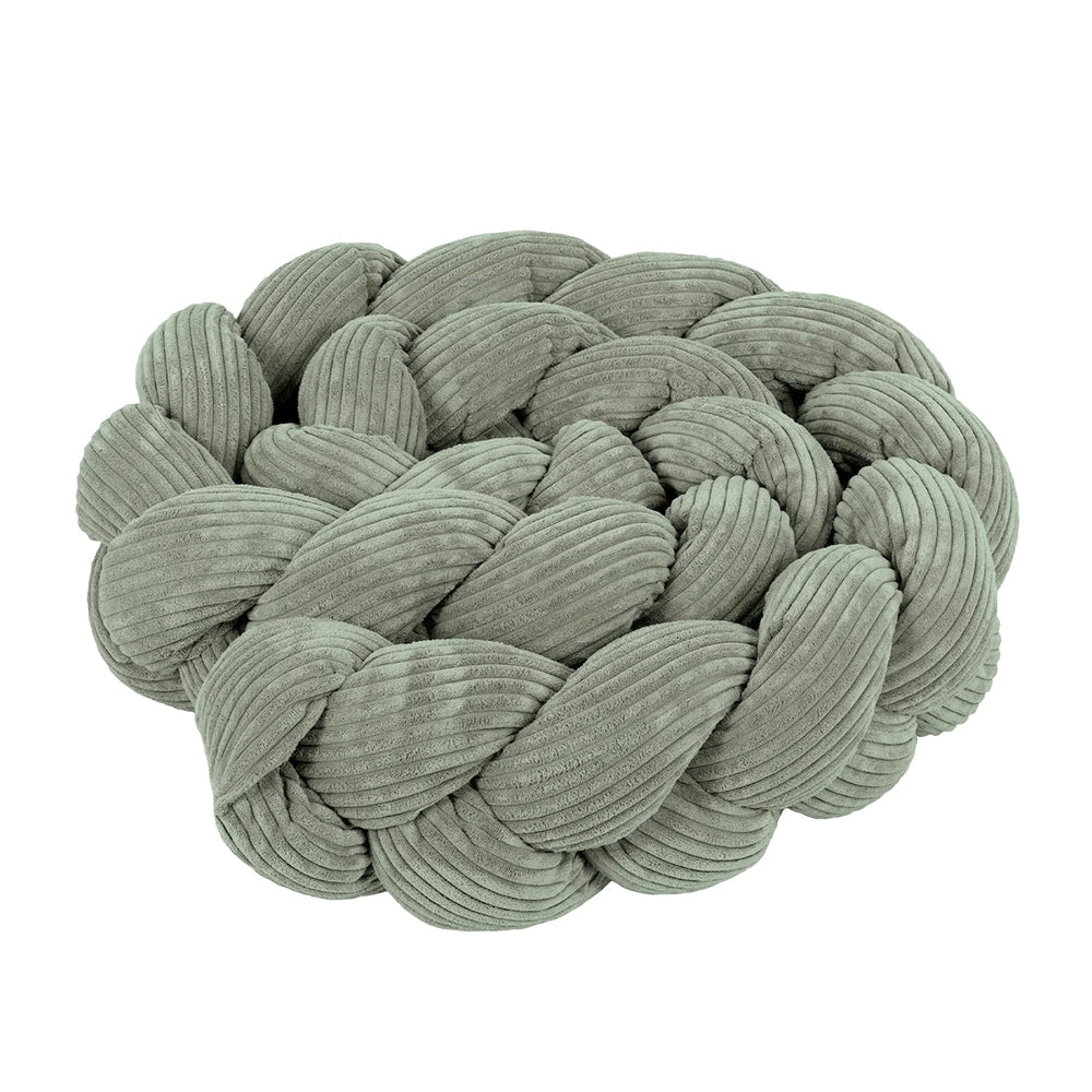 Design4Kids Geflochtene Bettschlange Jewel aus Cord-Stoff