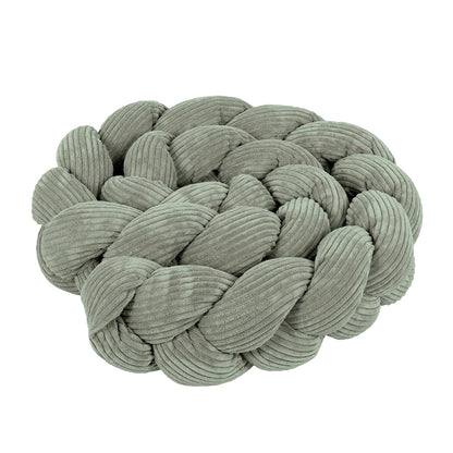 Design4Kids Geflochtene Bettschlange Jewel aus Cord-Stoff