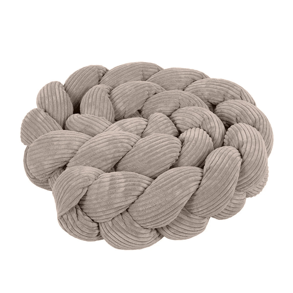 Design4Kids Geflochtene Bettschlange Jewel aus Cord-Stoff