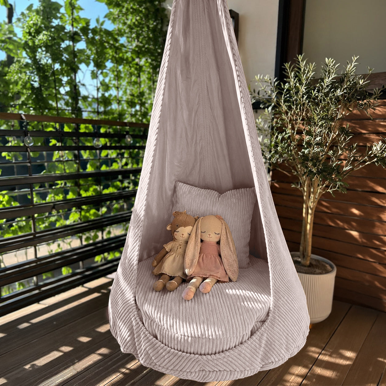 Design4Kids XXL Hängesessel Cocoon Jewel Cord