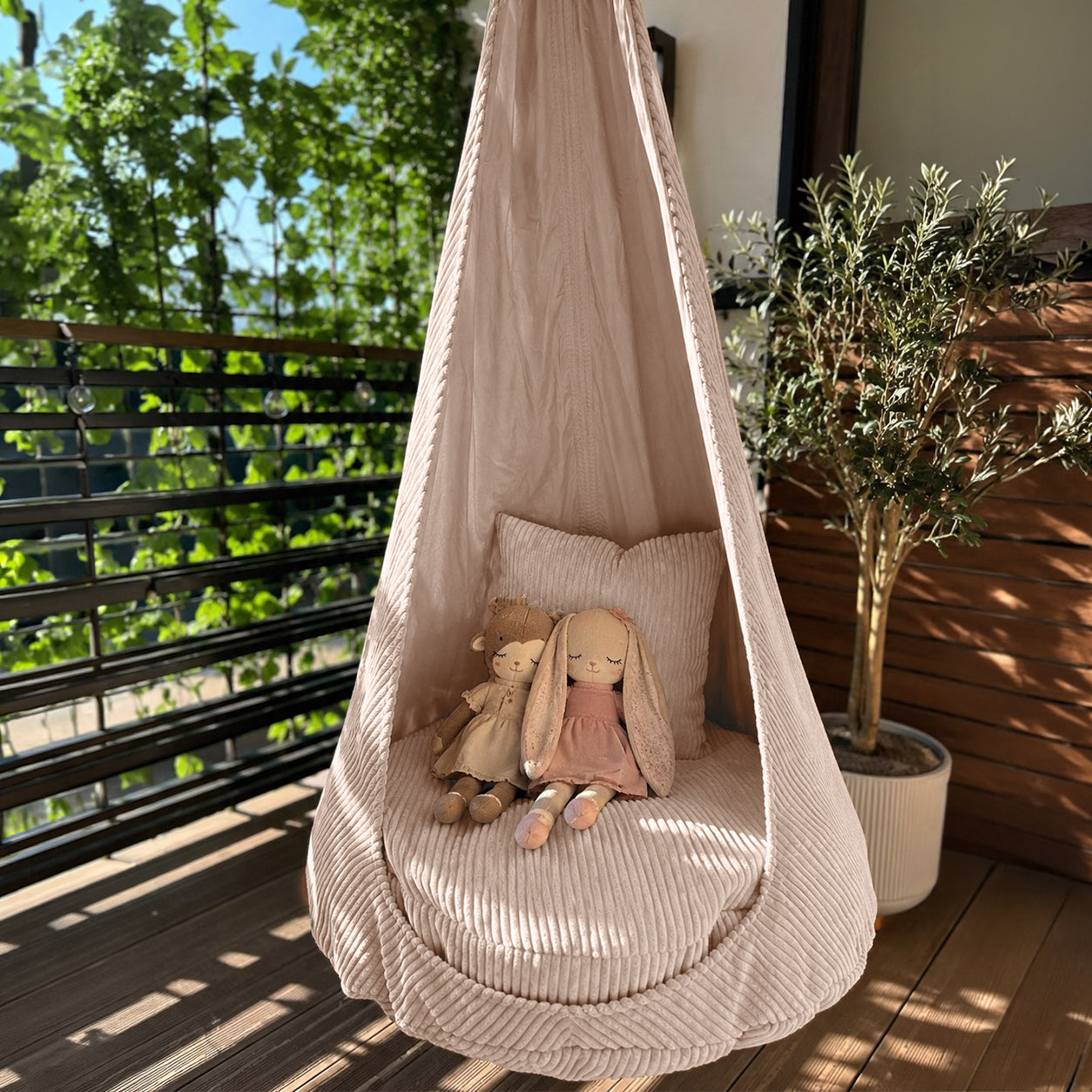 Design4Kids XXL Hängesessel Cocoon Jewel Cord