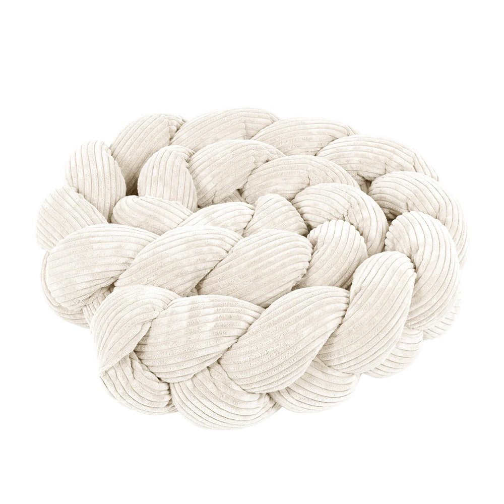 Design4Kids Geflochtene Bettschlange Jewel aus Cord-Stoff