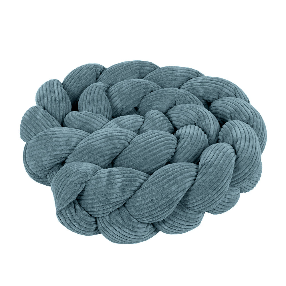 Design4Kids Geflochtene Bettschlange Jewel aus Cord-Stoff