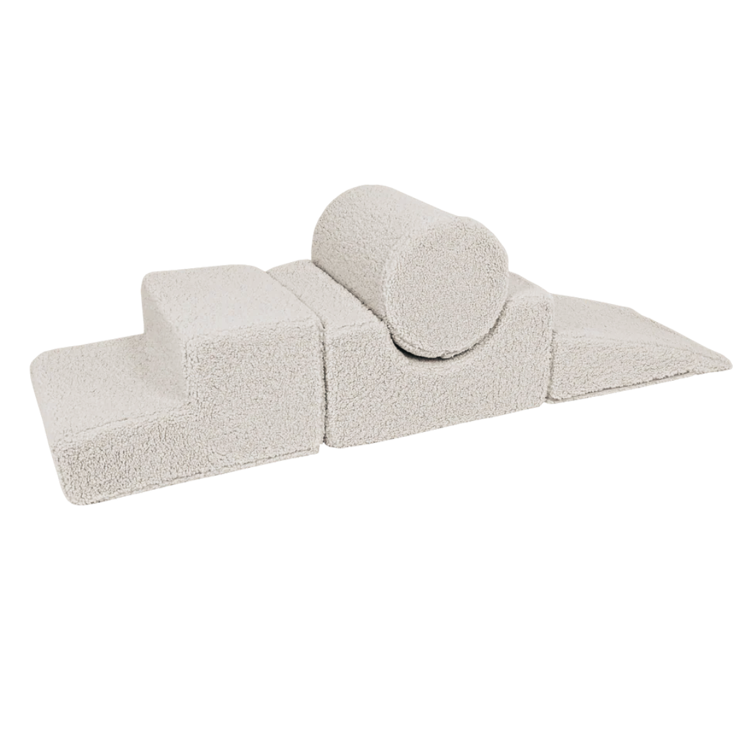 MeowBaby Shape Set Bearly 4-Elements - beige/cream