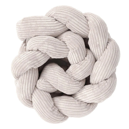 Design4Kids Geflochtene Bettschlange Jewel aus Cord-Stoff