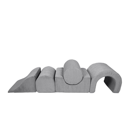 MeowBaby Schaumspielset Ästhetik Cord 5 Elemente - Classic Cord Edition