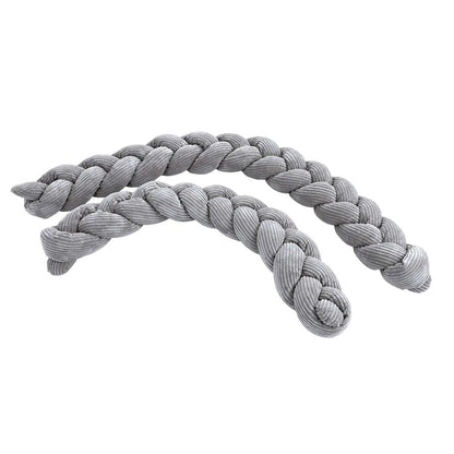 Design4Kids Geflochtene Bettschlange Jewel aus Cord-Stoff
