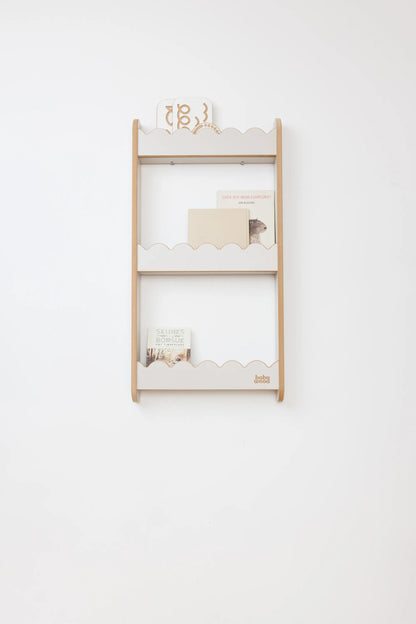 BabyWood Wandregal WAVE M Kaschmir