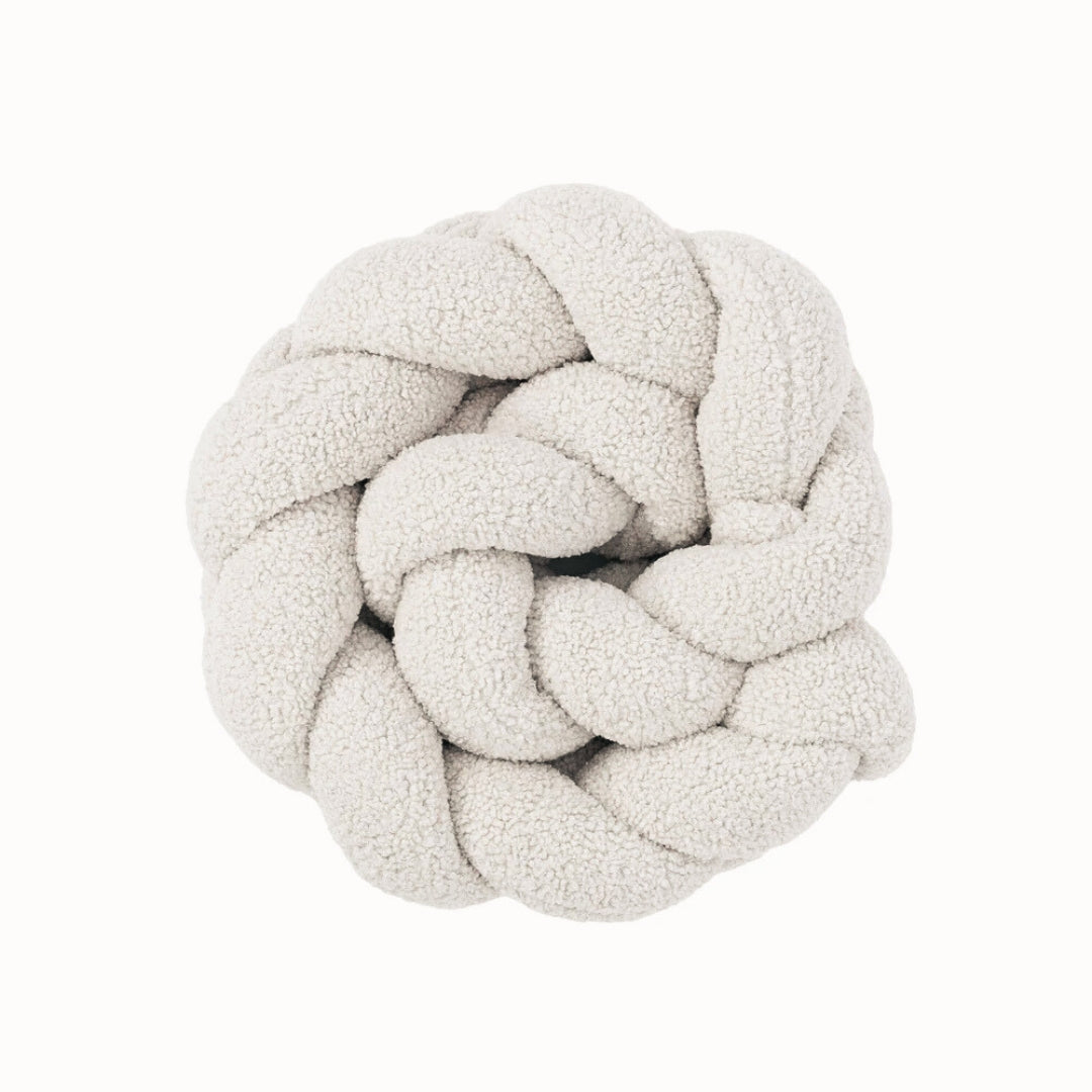 Design4Kids Geflochtene Bettschlange Jewel aus Teddy-Stoff