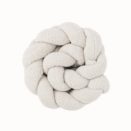 Design4Kids Geflochtene Bettschlange Jewel aus Teddy-Stoff