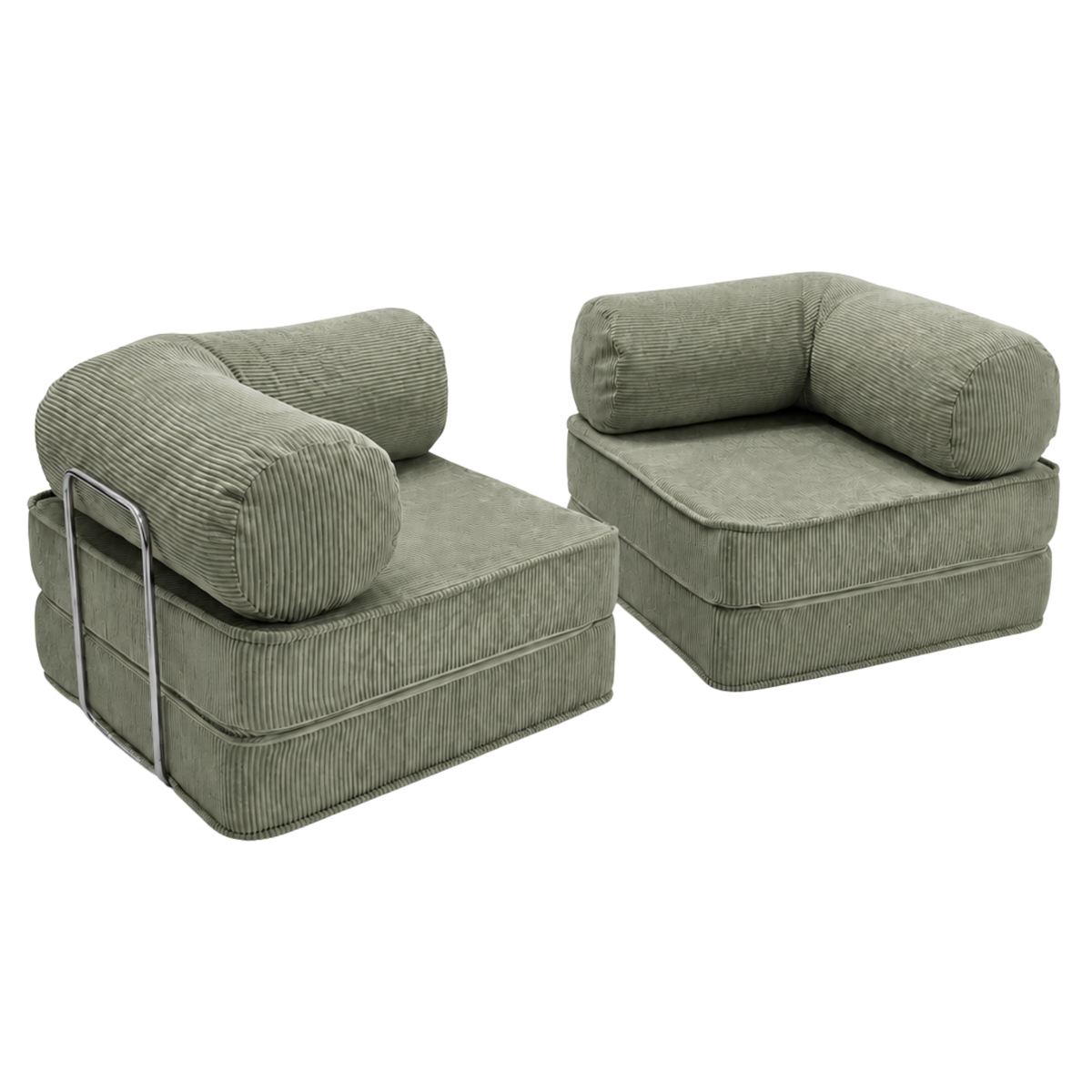 Design4Kids Family Sofa Duo 2-Sitzer Jewel Cord 200