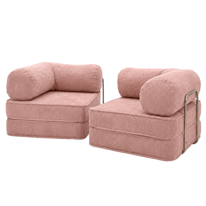 Design4Kids Family Sofa Duo 2-Sitzer Jewel Cord 200