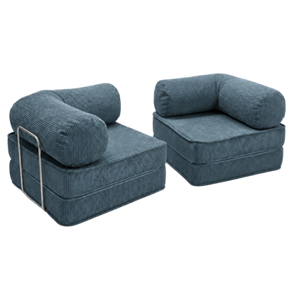 Design4Kids Family Sofa Duo 2-Sitzer Jewel Cord 200