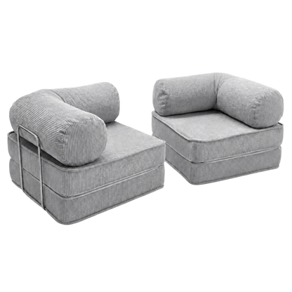 Design4Kids Family Sofa Duo 2-Sitzer Jewel Cord 200